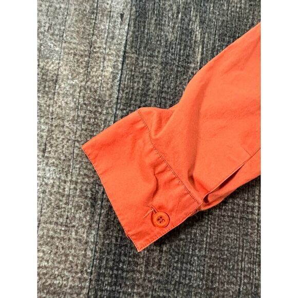 Harley Davidson Womens Plus Size 1W Button Down Left Pocket Orange HD Shirt - Picture 7 of 10